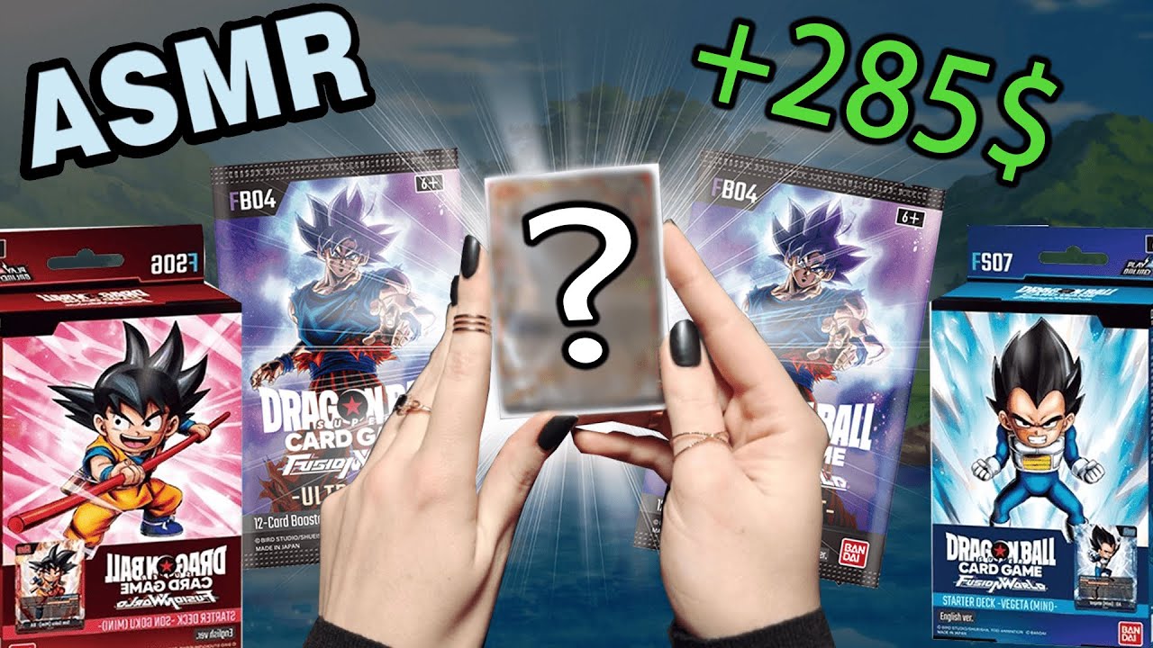 ASMR I Found The RAREST Dragon Ball Trading Card Worth 💲285