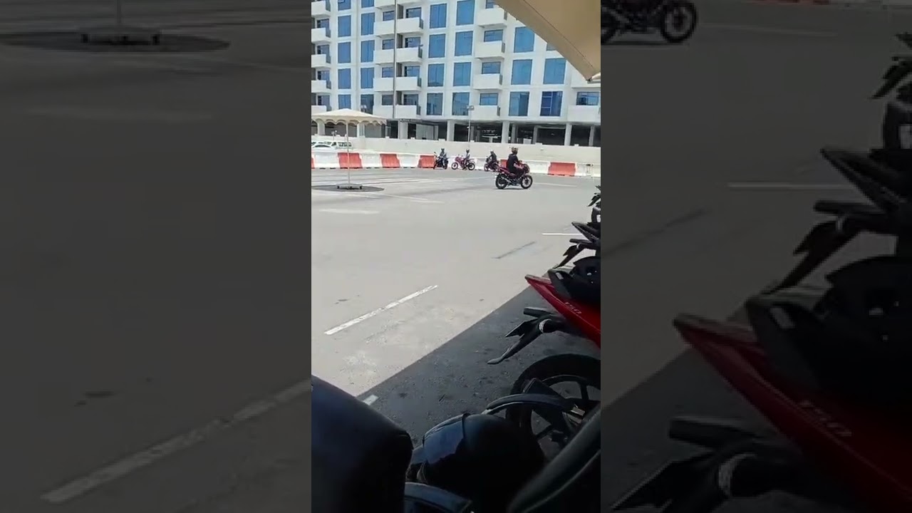 Dubai Bike License Yard Training Single Test#dubaibikerider#license#2022#bike#rta #imranmaqsoodvlog