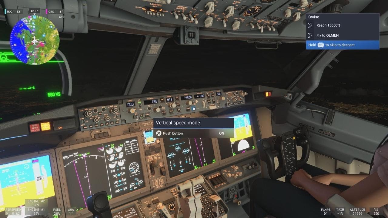 Microsoft Flight Simulator Boeing 737 flight