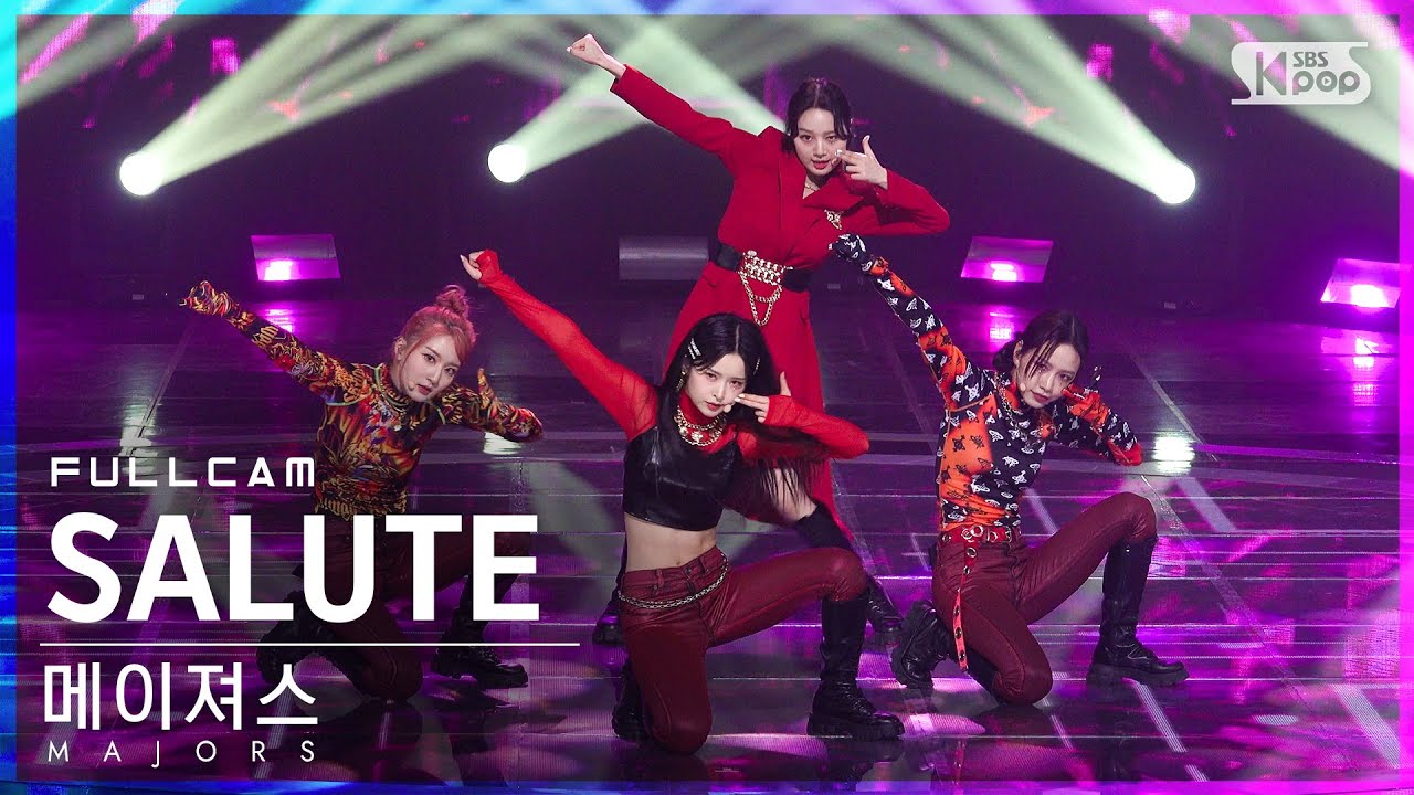 [안방1열 직캠4K] 메이져스 'SALUTE' 풀캠 (MAJORS Full Cam)│@SBS Inkigayo_2022.04.17.