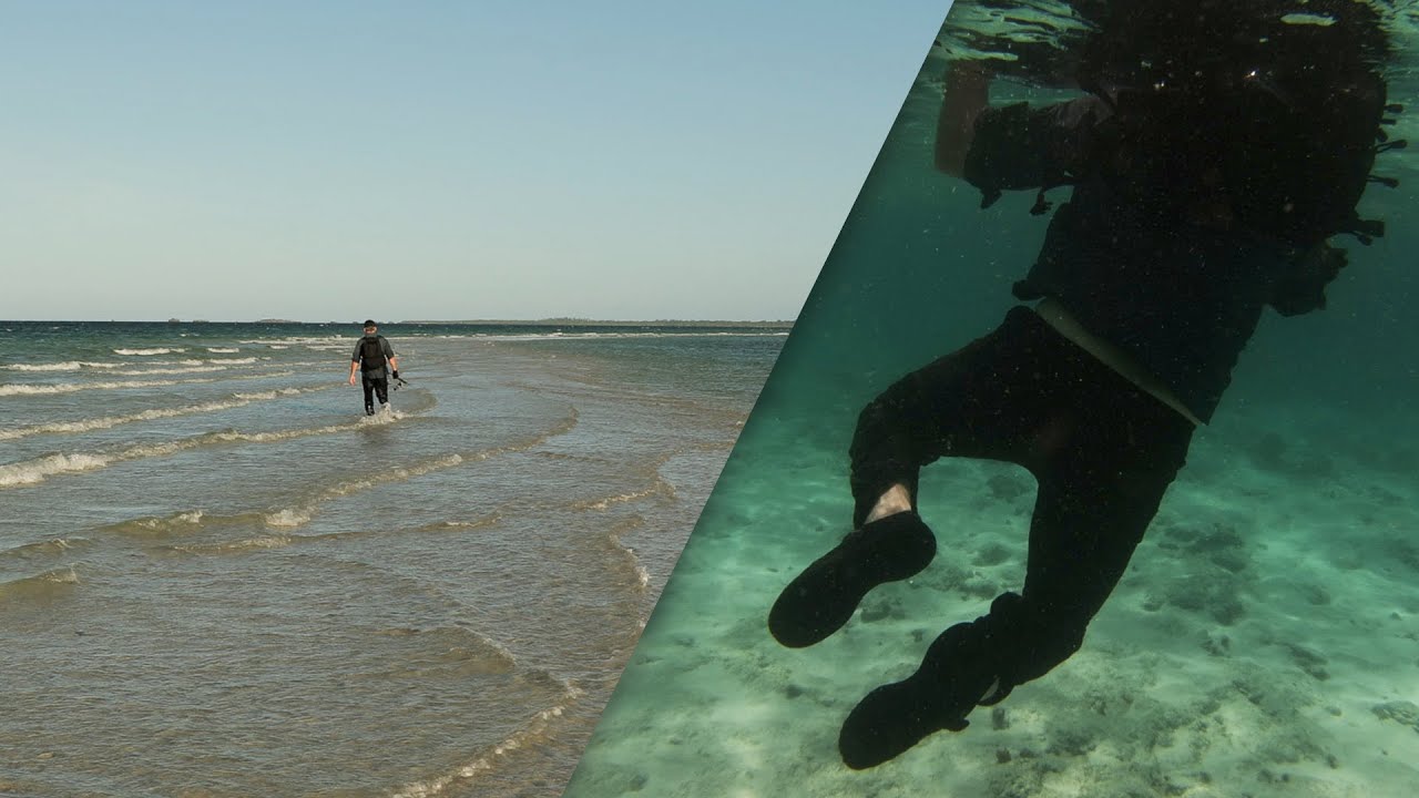Surrounded by Rising Waters While Fishing from the Beach - Chasing Monsters