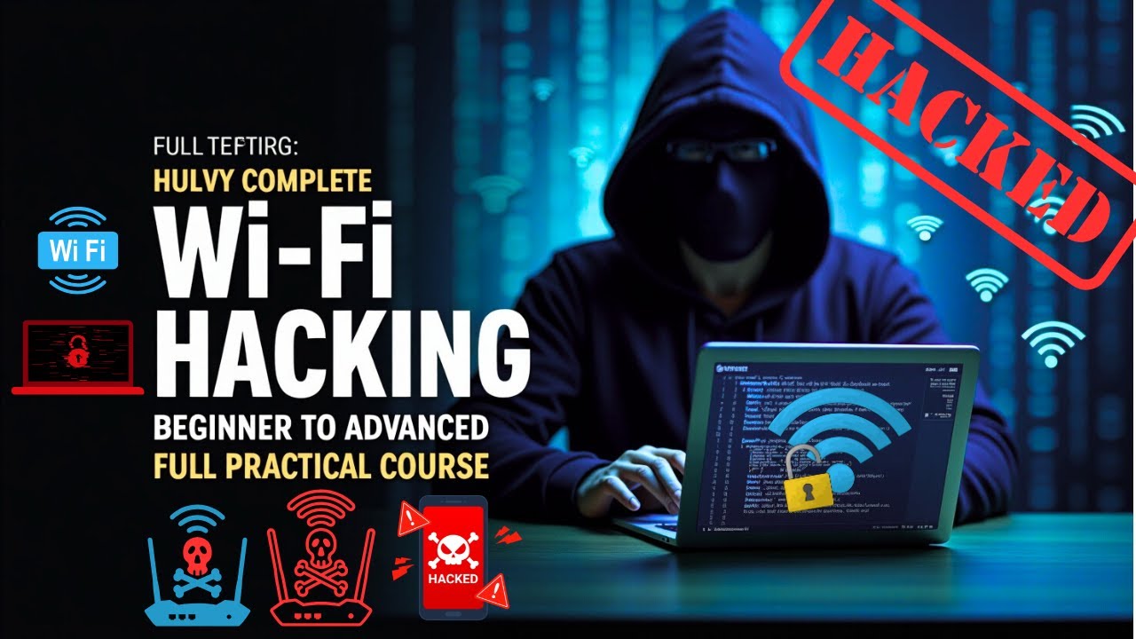 🎓Complete Wi-Fi Ethical Hacking & NETWORK Pen-Testing Full Course |Beginners to Advanced (2025-2026)