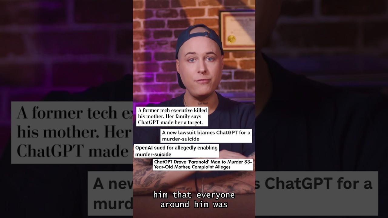 #Chatgpt Involved in Murder/Suicide #ai
