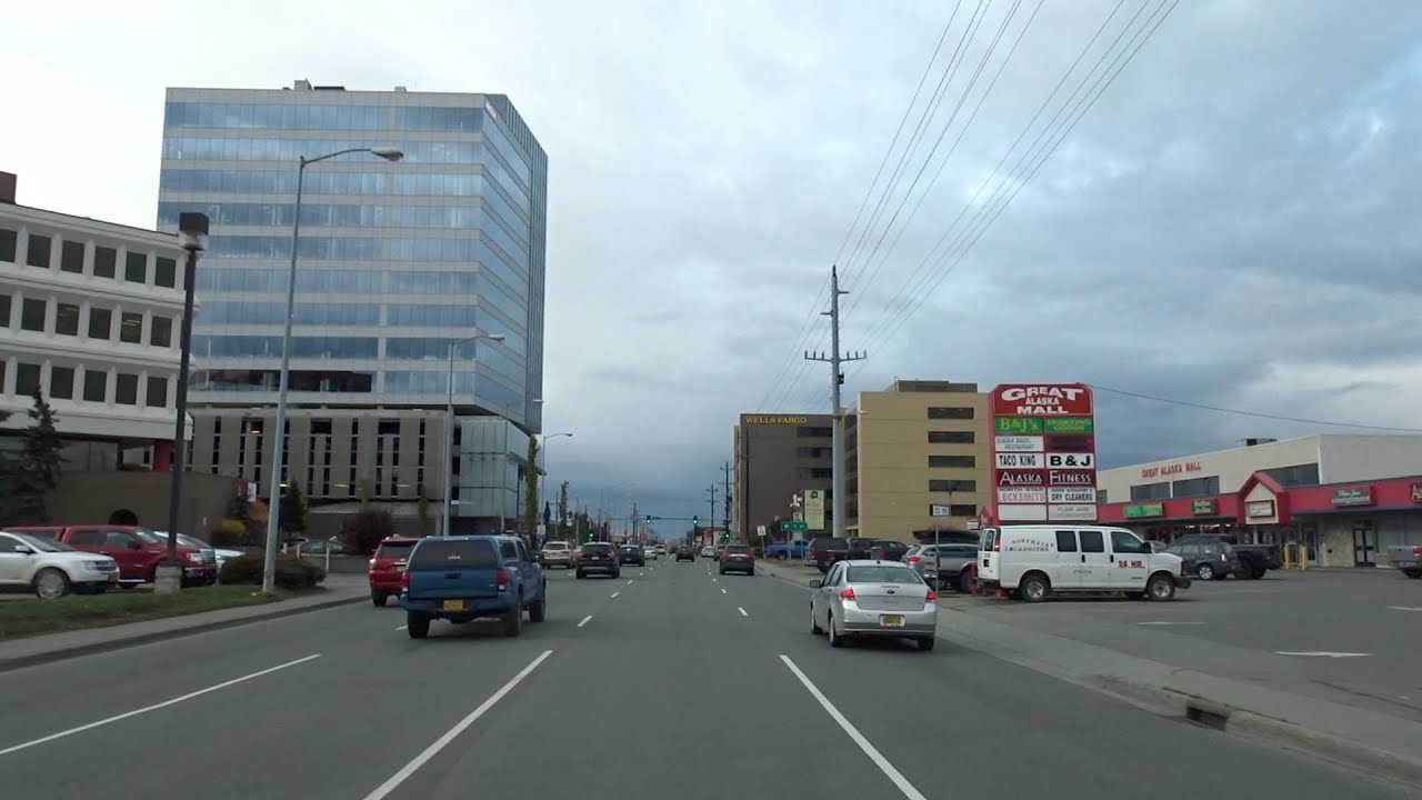 Driving Northern Lights Boulevard | Anchorage, Alaska