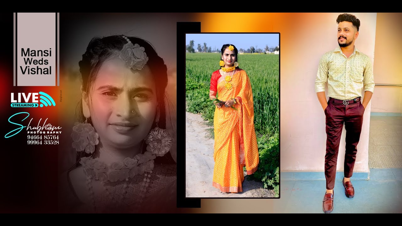 Mansi Weds Vishal Wedding Ceremony Live By: Subham Studio BabaLadana M.9466485764 9996433528