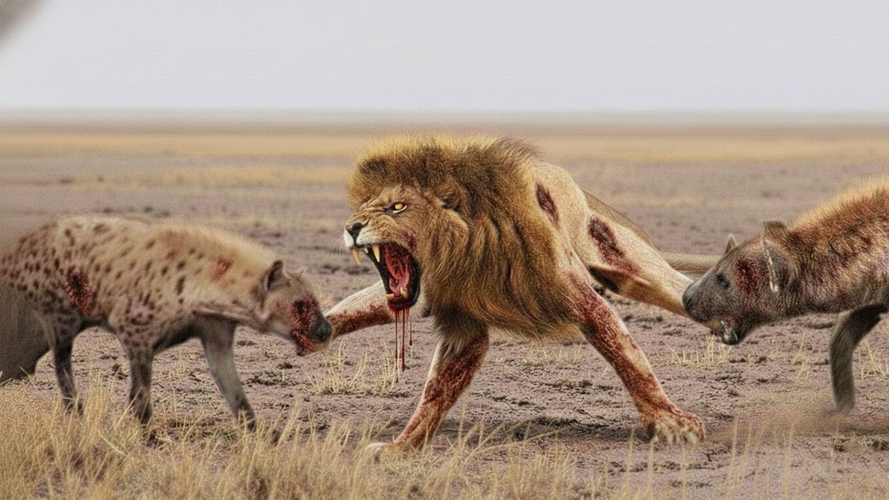 Crossing Predator Territory | The Lion King’s Survival Journey l Animal Fights