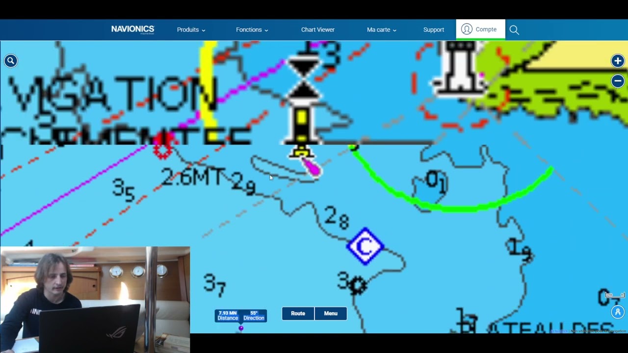 Préparation de navigation - Saint Denis d'Oléron - Port Médoc