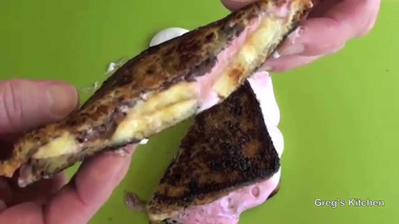 NUTELLA MARSHMLLOW BANANA TOASTED SANDWICH - Greg's Kitchen