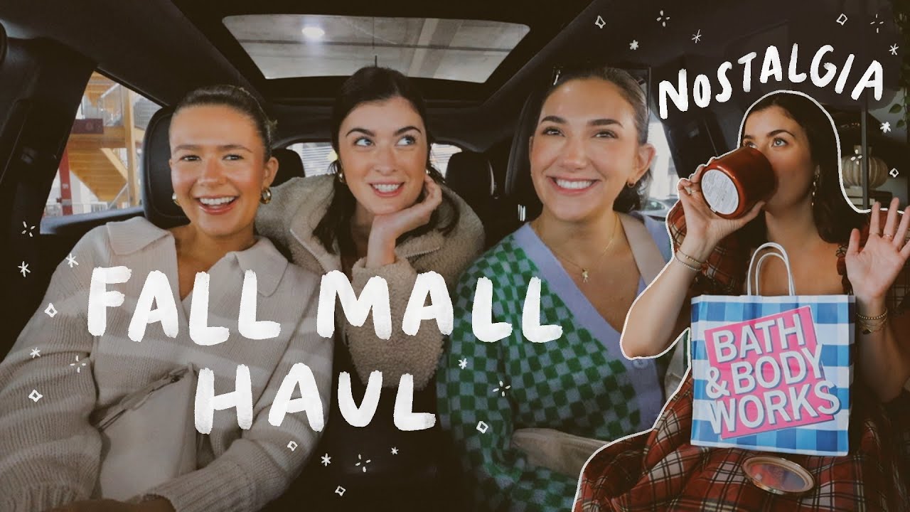 Fall mall haul vlog! cozy + nostalgic