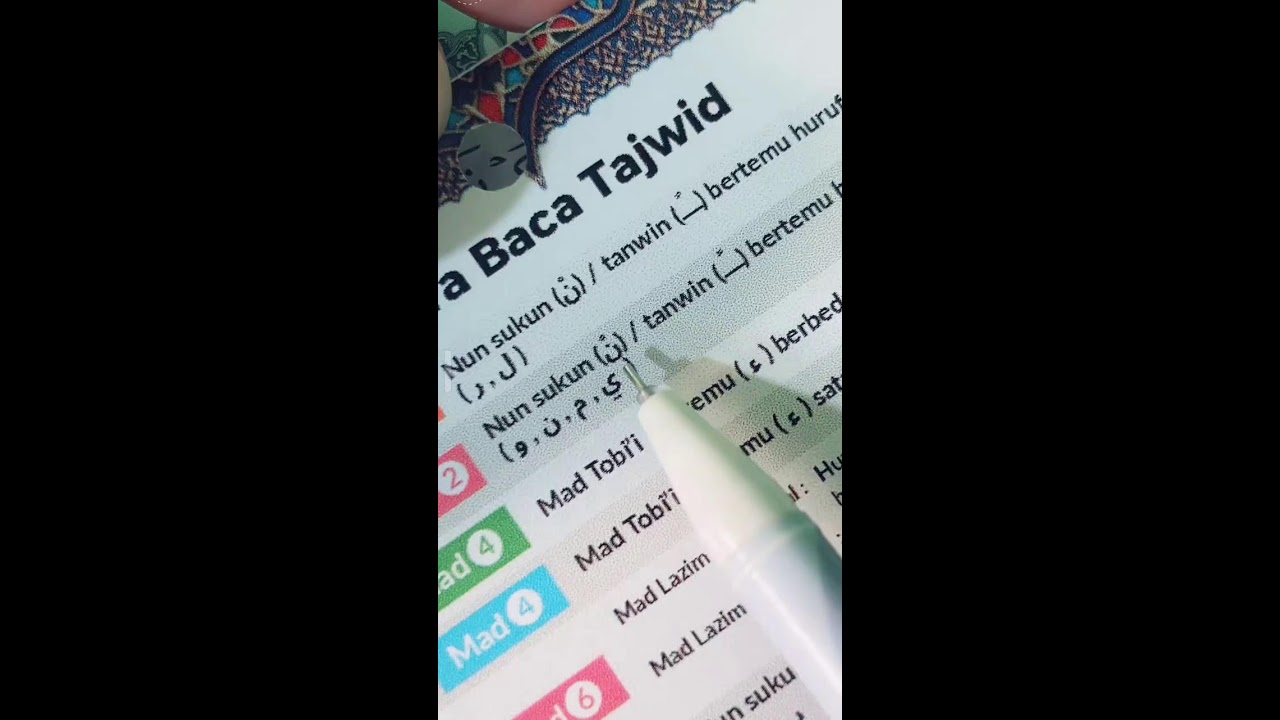 BELAJAR MENGAJI AL-QUR'AN DAN TAJWIDNYA 18 MARET 2026