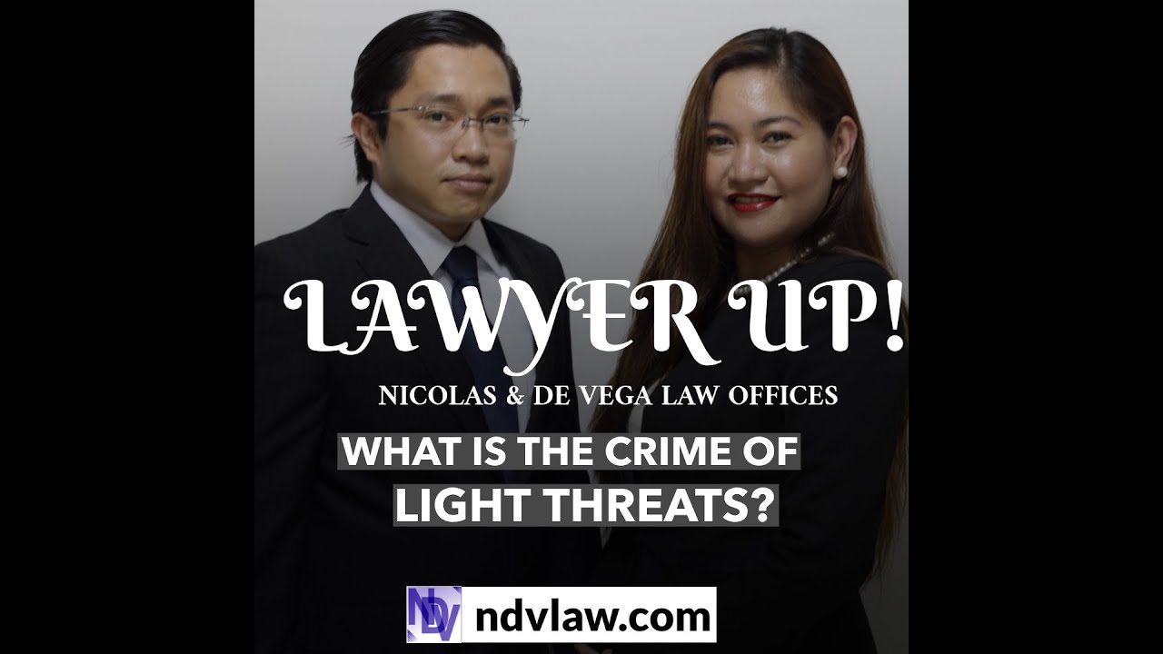 WHAT IS THE CRIME OF LIGHT THREATS?