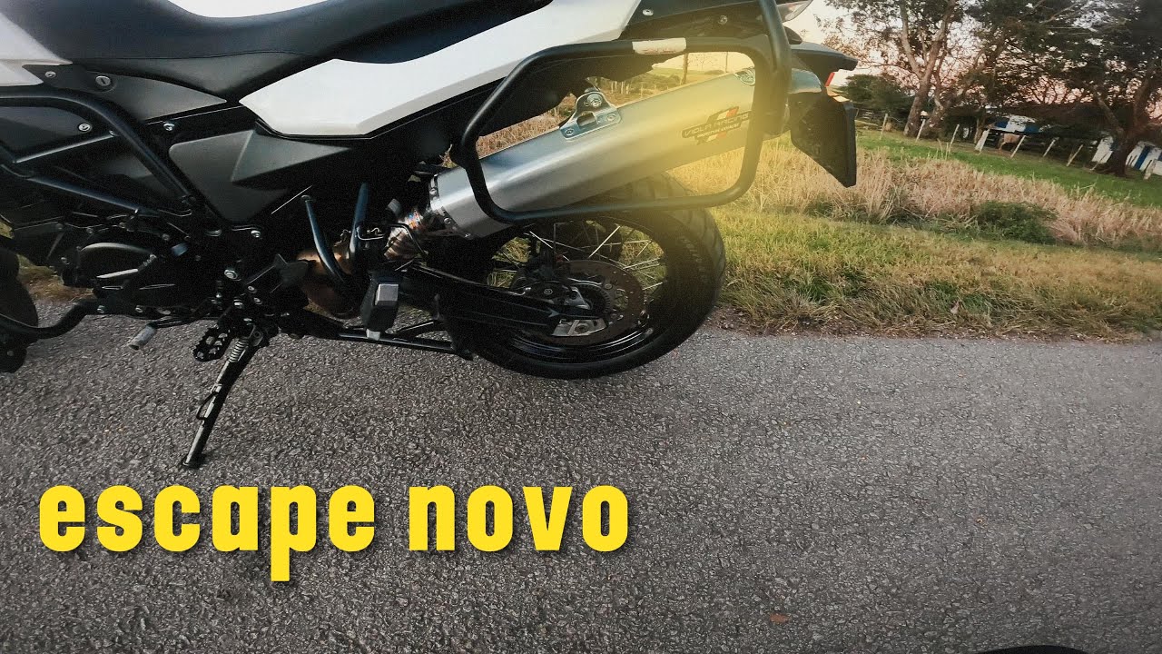 escape esportivo novo na f800gs.