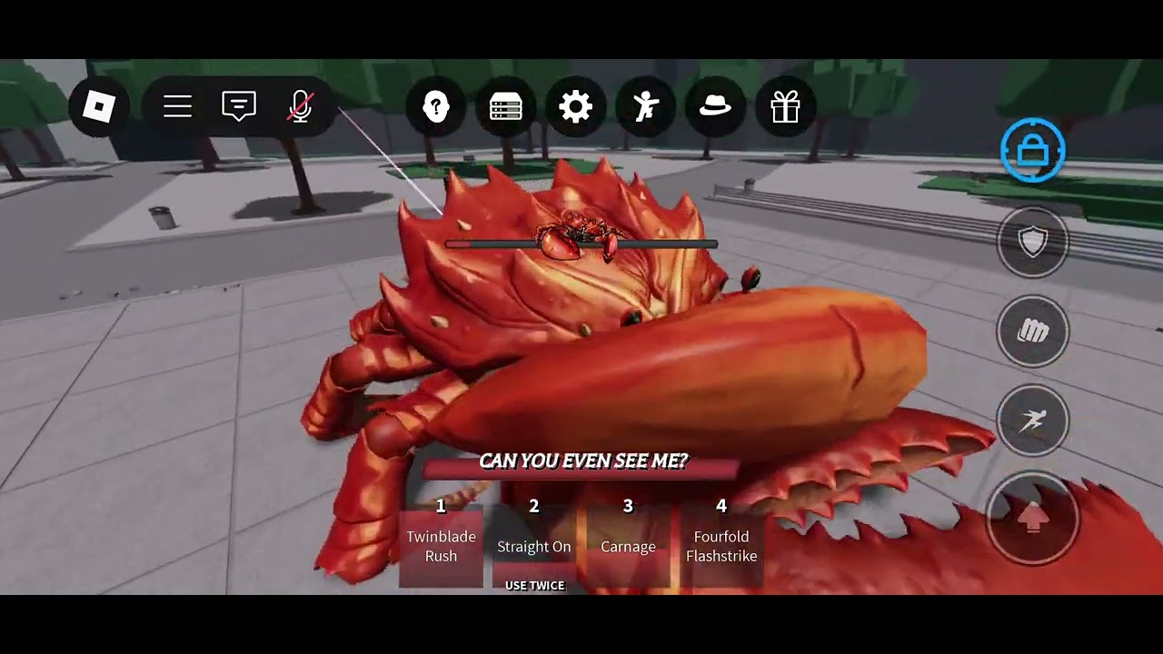 Every ult vs crab boss #roblox #tsb