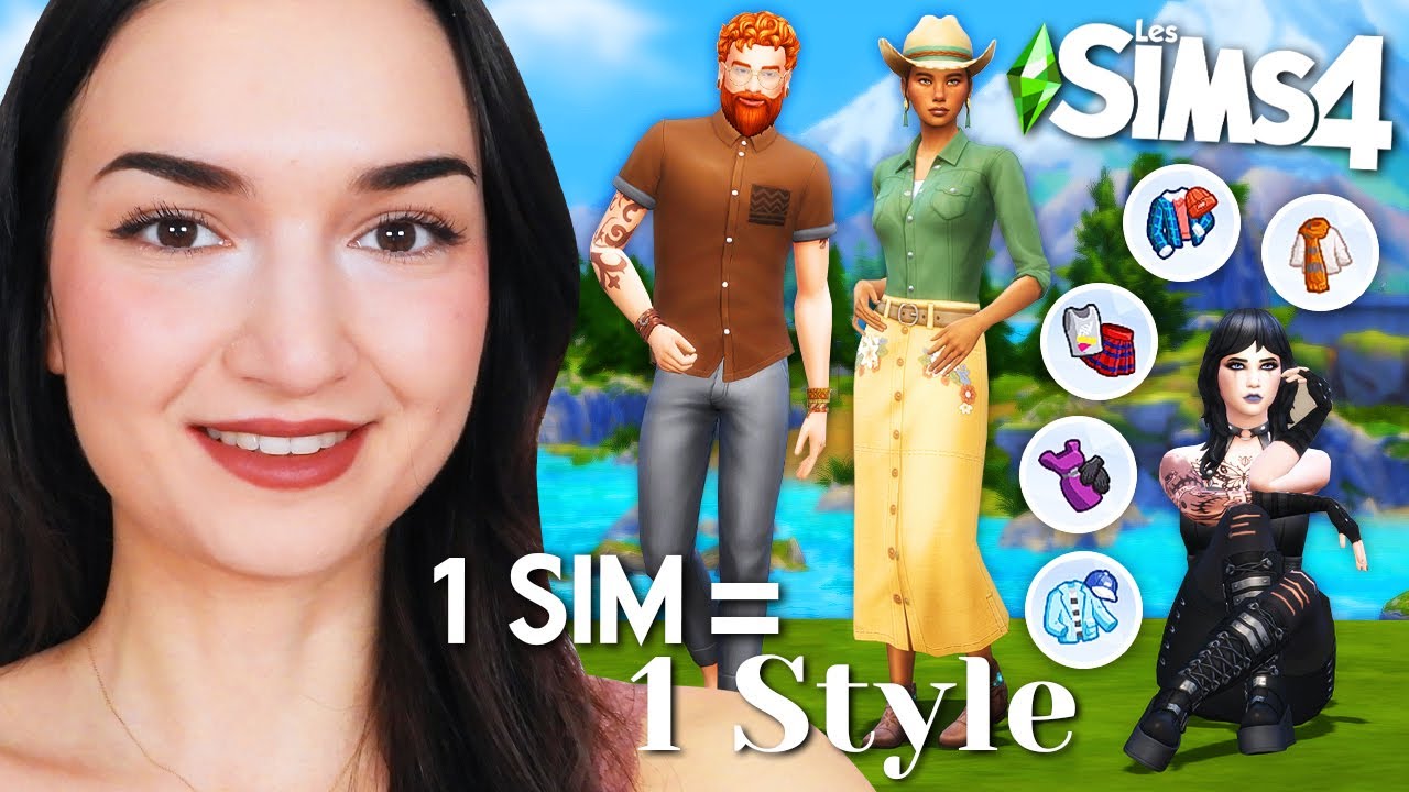 Créer des Sims avec des filtres imposés… j’adore le résultat 😍 | Challenge Sims 4