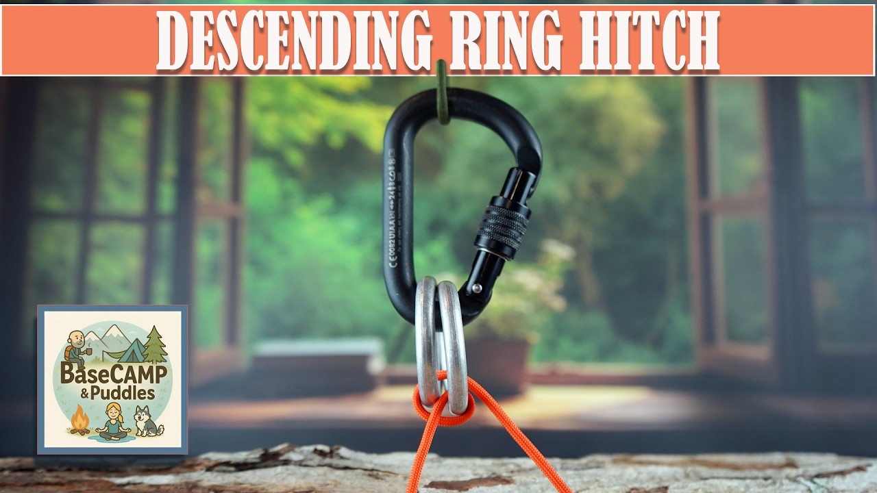 Descending Ring Self Cinching Knot | The Smartest Knot for Securing & Suspending Gear at Camp