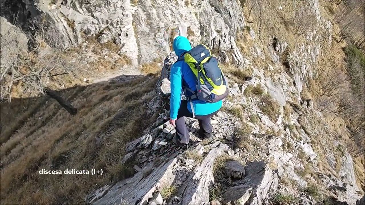 Alpi Apuane: Piton di Mezzo alla Cresta dei Pitoni  24.2.2022