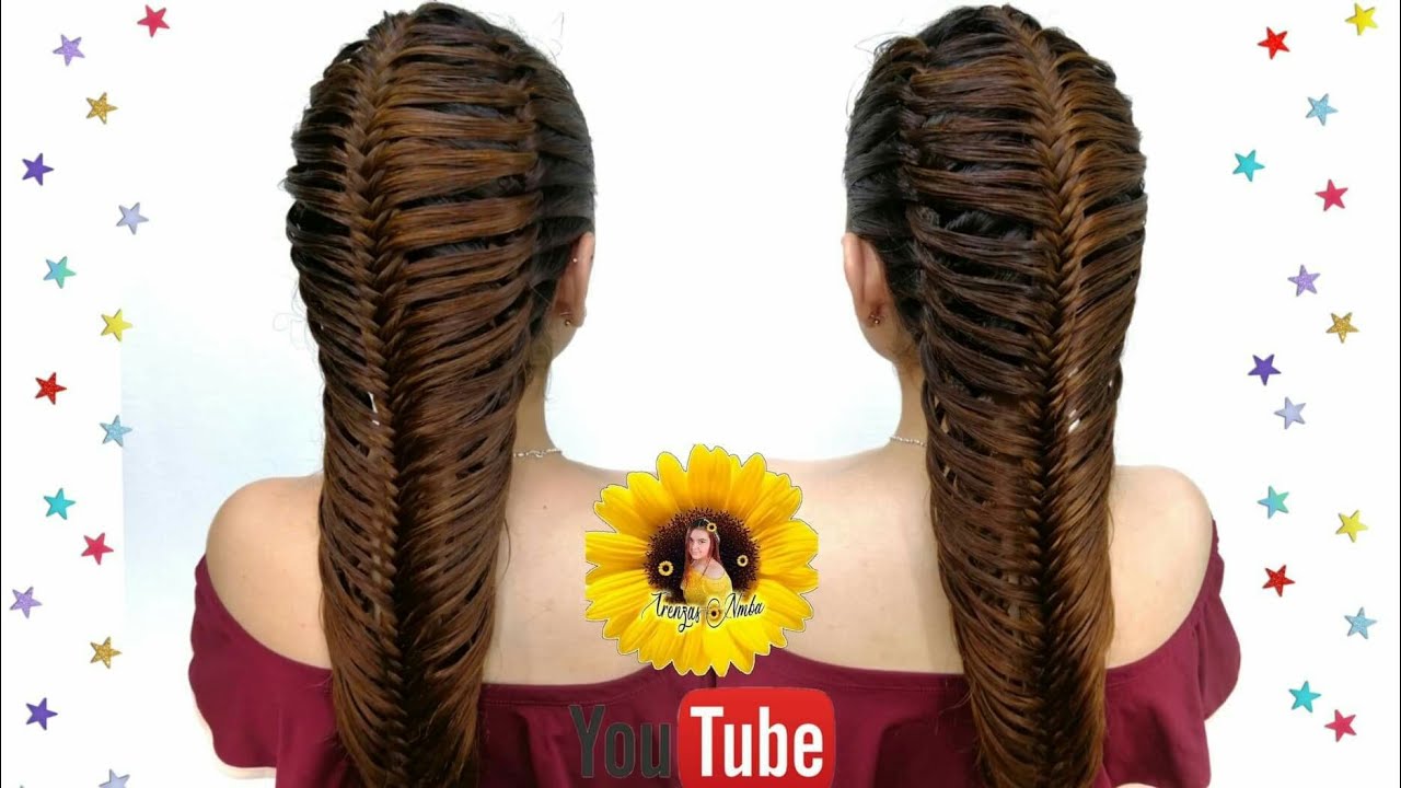 HERMOSO PEINADO TRENZA ESPIGA |TRENZA ESCALERA O EXTENDIDA | TRENZAS NMBA