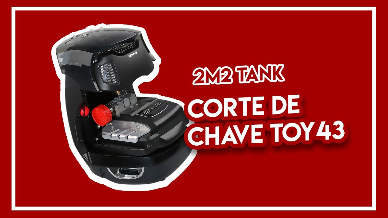 Corte de chave TOY43 - 2m2 Tank Máquina de corte eletrônico