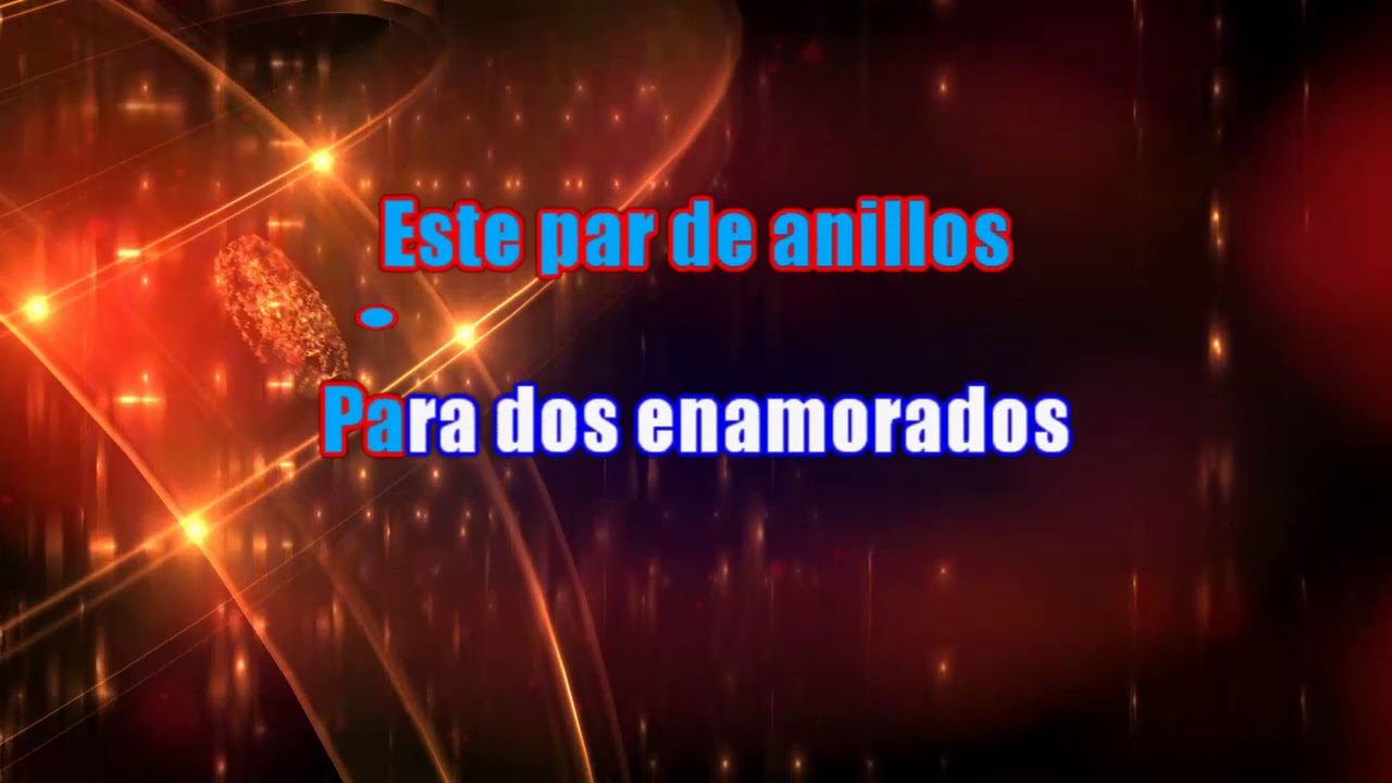 GRUPO COMPACTO   PAR DE ANILLOS KARAOKE
