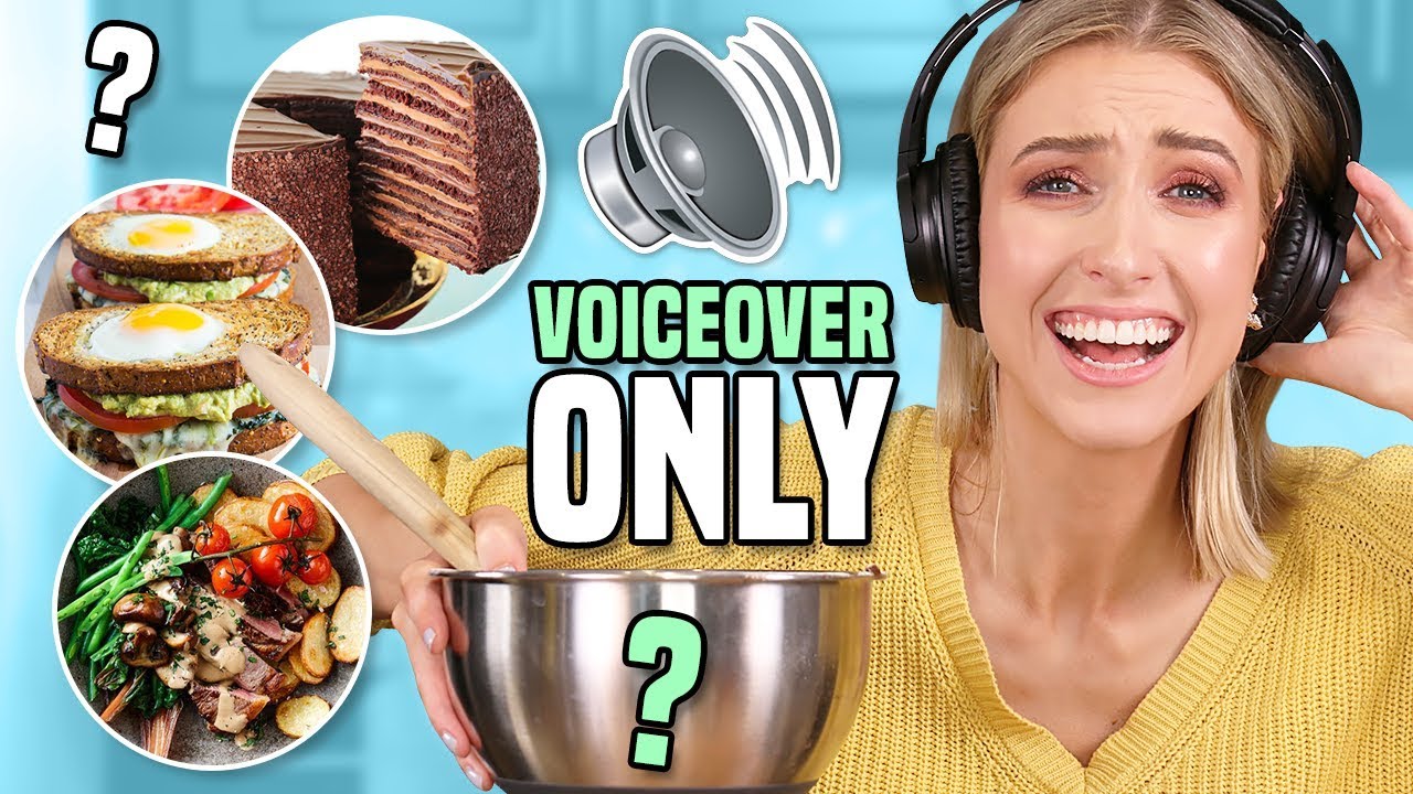 I Tried Following ONLY THE VOICEOVER of a VIRAL RECIPE?!