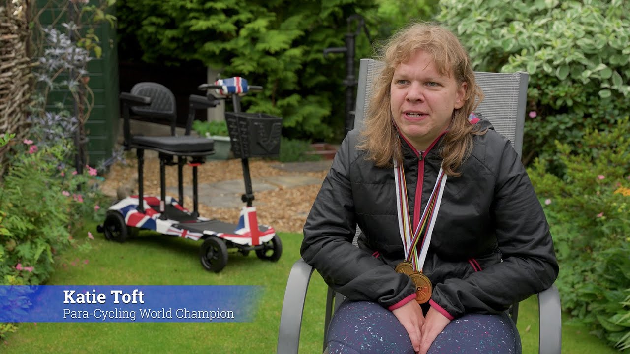 Katie Toft,  Para Gold Medal Winner and Monarch Mobility