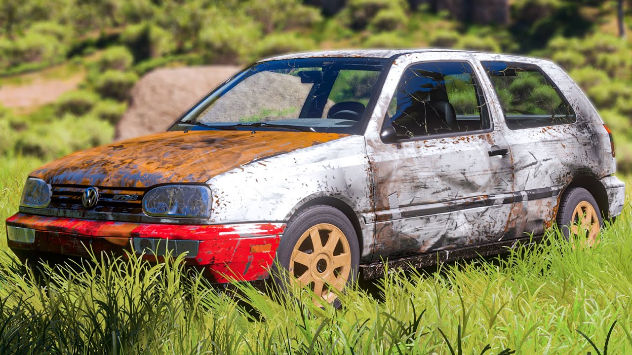 ENCONTREI UM GOLF GTI ABANDONADO NO FORZA HORIZON 5 - (Restaurando Clássicos)