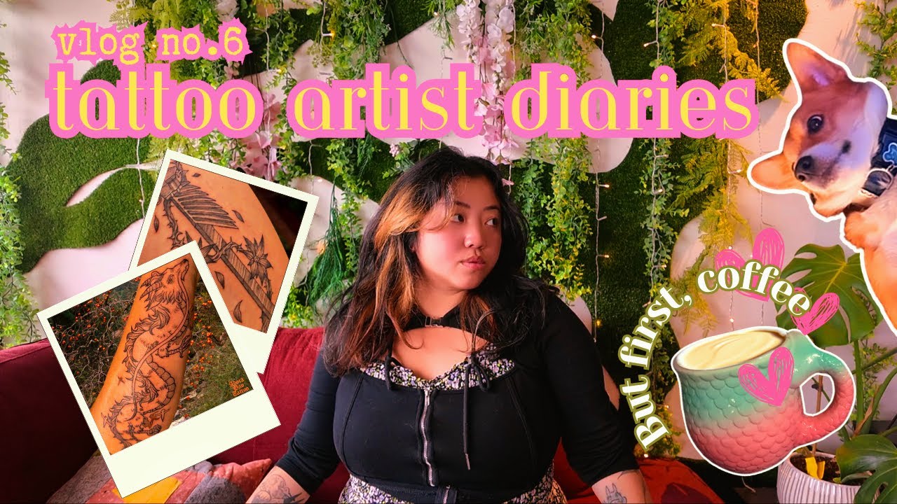 Week in the Life of an Appointment-Only Tattoo Artist | Mon&ndash;Fri Studio Vlog 🎀  │ vlog no.6