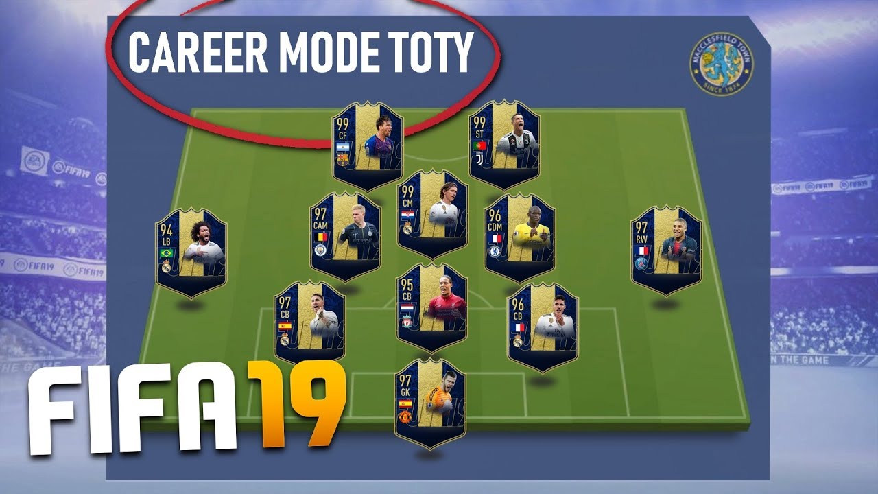 FIFA 19 TEAM OF THE YEAR IN CAREER MODE?!