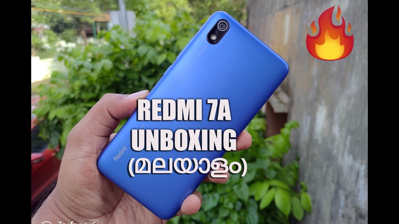 Redmi 7A Unboxing in Malayalam-  Sony IMX486 and 4000mAh Battery for Rs 5,799