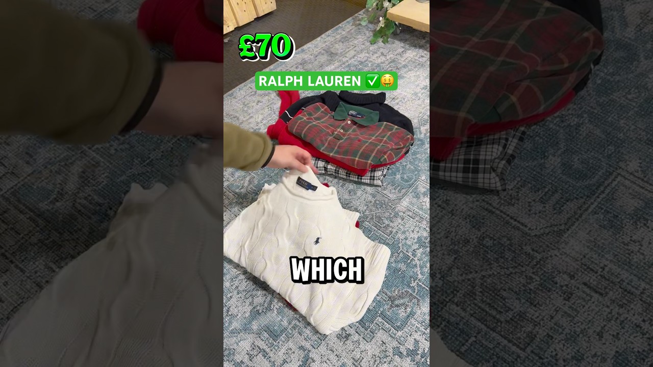 Vintage Ralph Lauren Box to resell on Vinted 😍🤑 #vinted #sidehustle #reseller