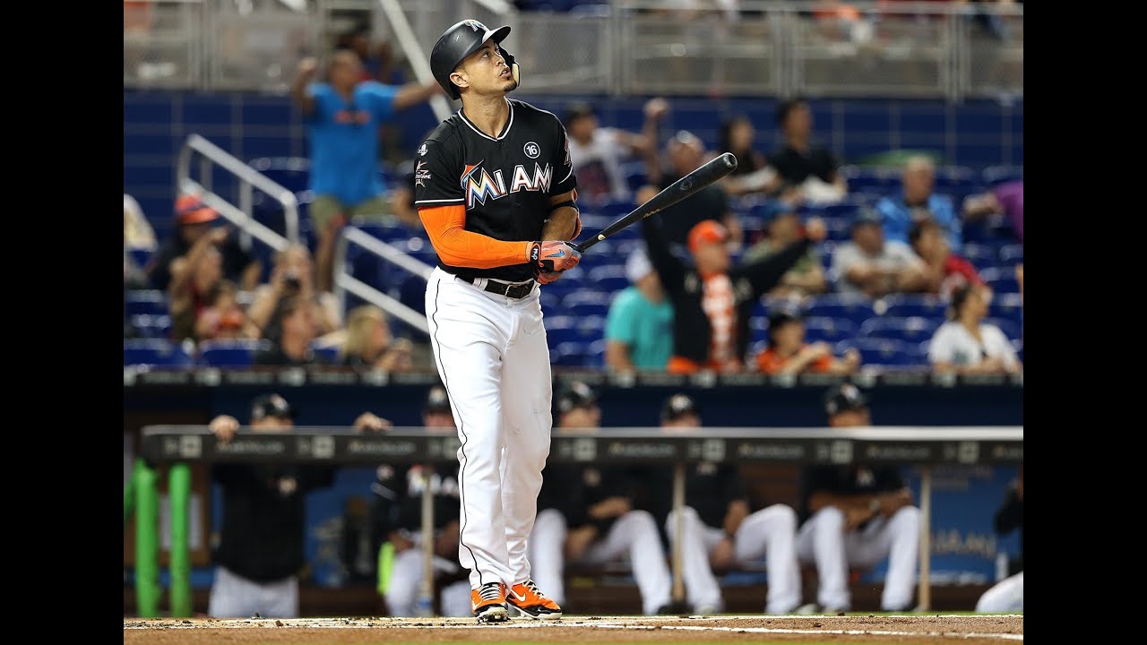 18 Minutes of Giancarlo Stanton htting absolute ROCKETS