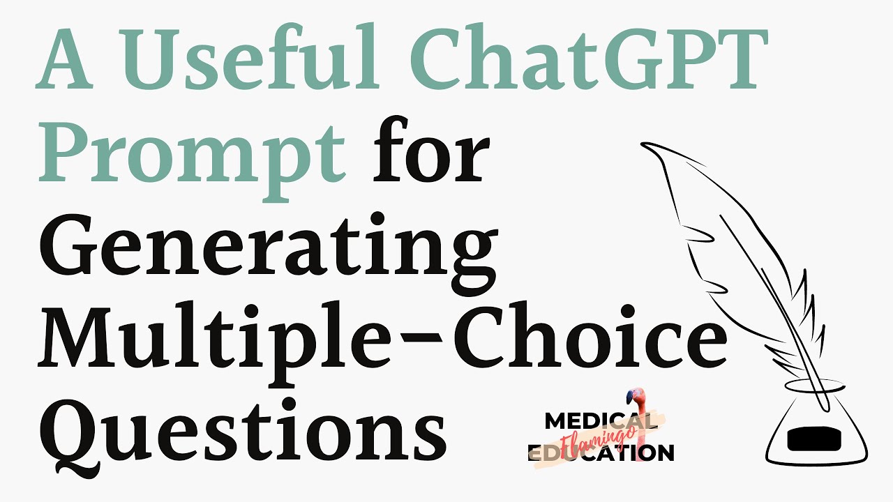 ChatGPT Prompt for Creating Case Based Multiple Choice Questions for Medical Education