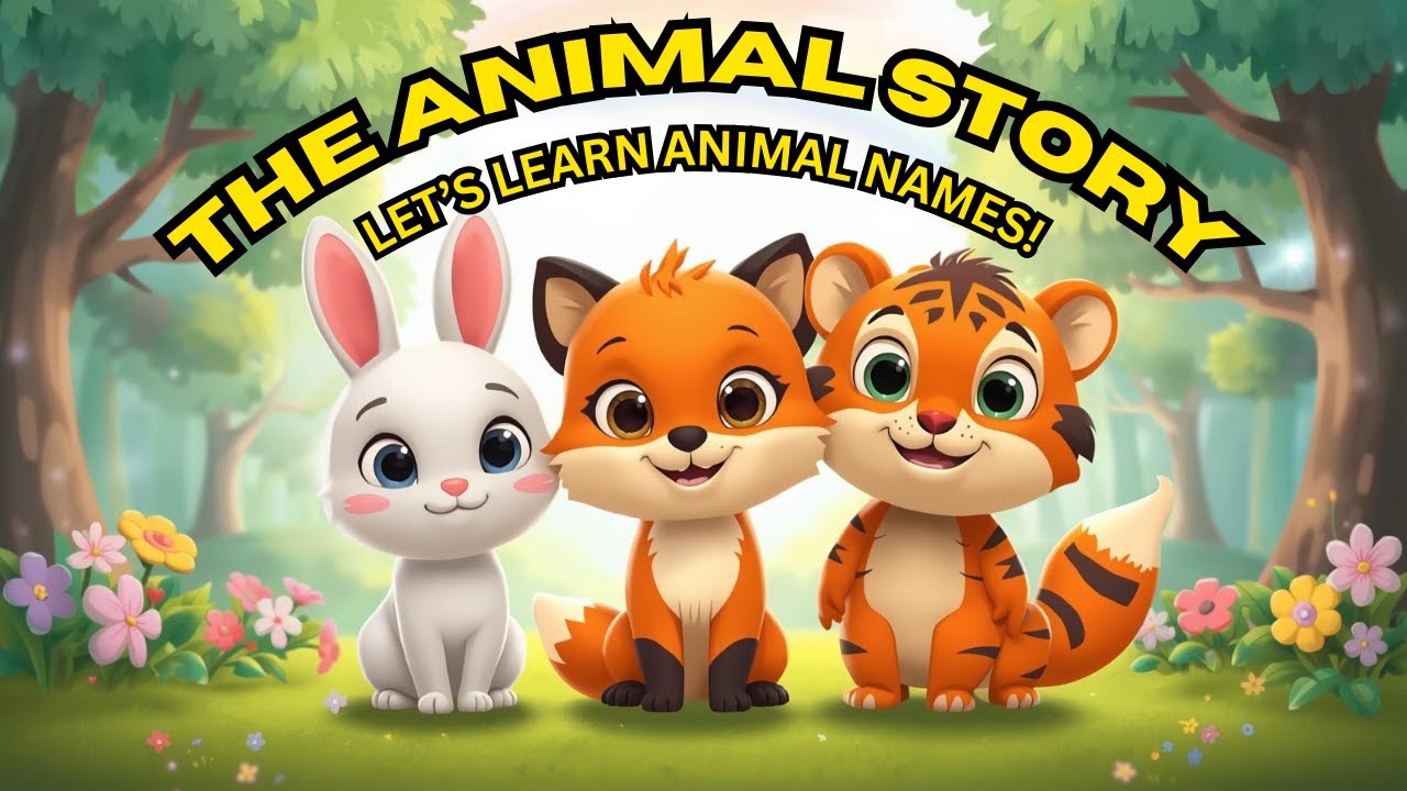 Forest Friends | A Rabbit, Fox & Tiger Friendship Story 🐰🦊🐯 | Kids Animation