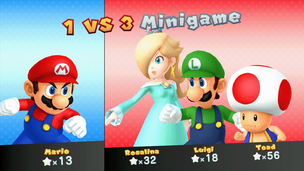 Mario Party 10 - Mario vs Toad vs Luigi vs Rosalina - Chaos Castle