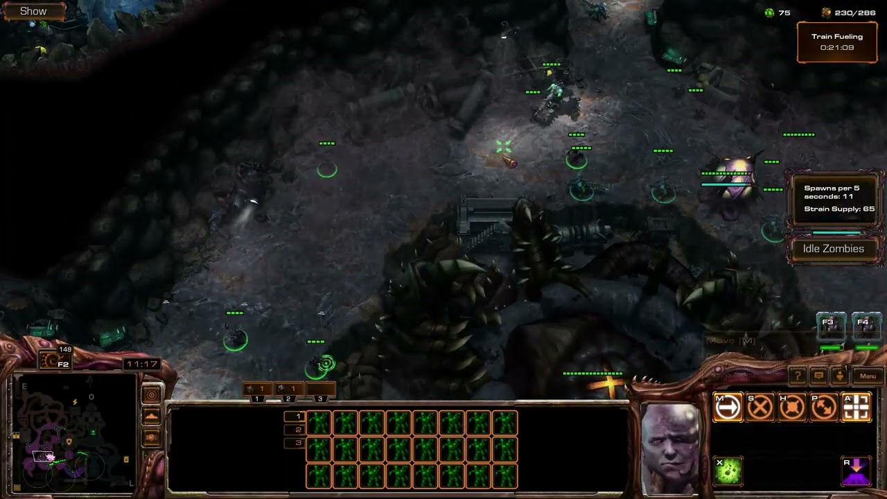 StarCraft 2 - Oh No It's Zombies 101(Subterranean-M Maj. Adv.) || Zombie Horde