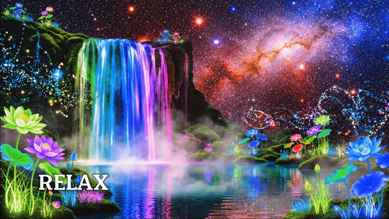 Deep Healing Flow 🌊 Flowing Water Sounds & Soft Relaxing Music for Sleep & Meditation