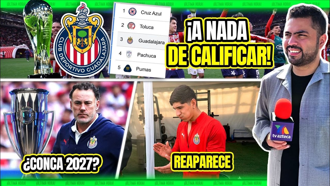 ⚠️ CHIVAS PUEDE AMARRAR LIGUILLA CON ESTA COMBINACIÓN. El caso Pulido y Gutiérrez 