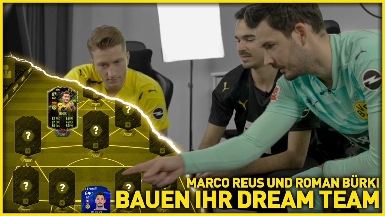 Marco Reus & Roman Bürki build their FIFA Ultimate Team | BVB x eFootball