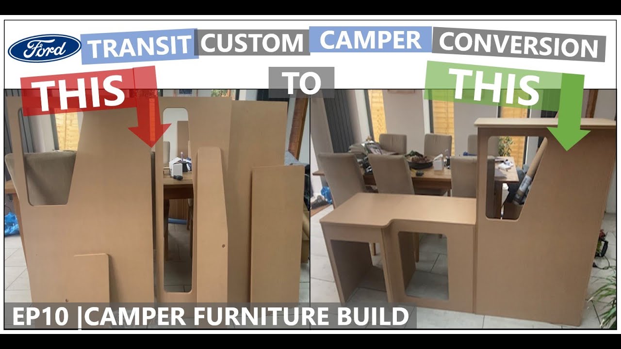 EP10 | Part 1 | Self Build Camper Furniture using MDF Panels