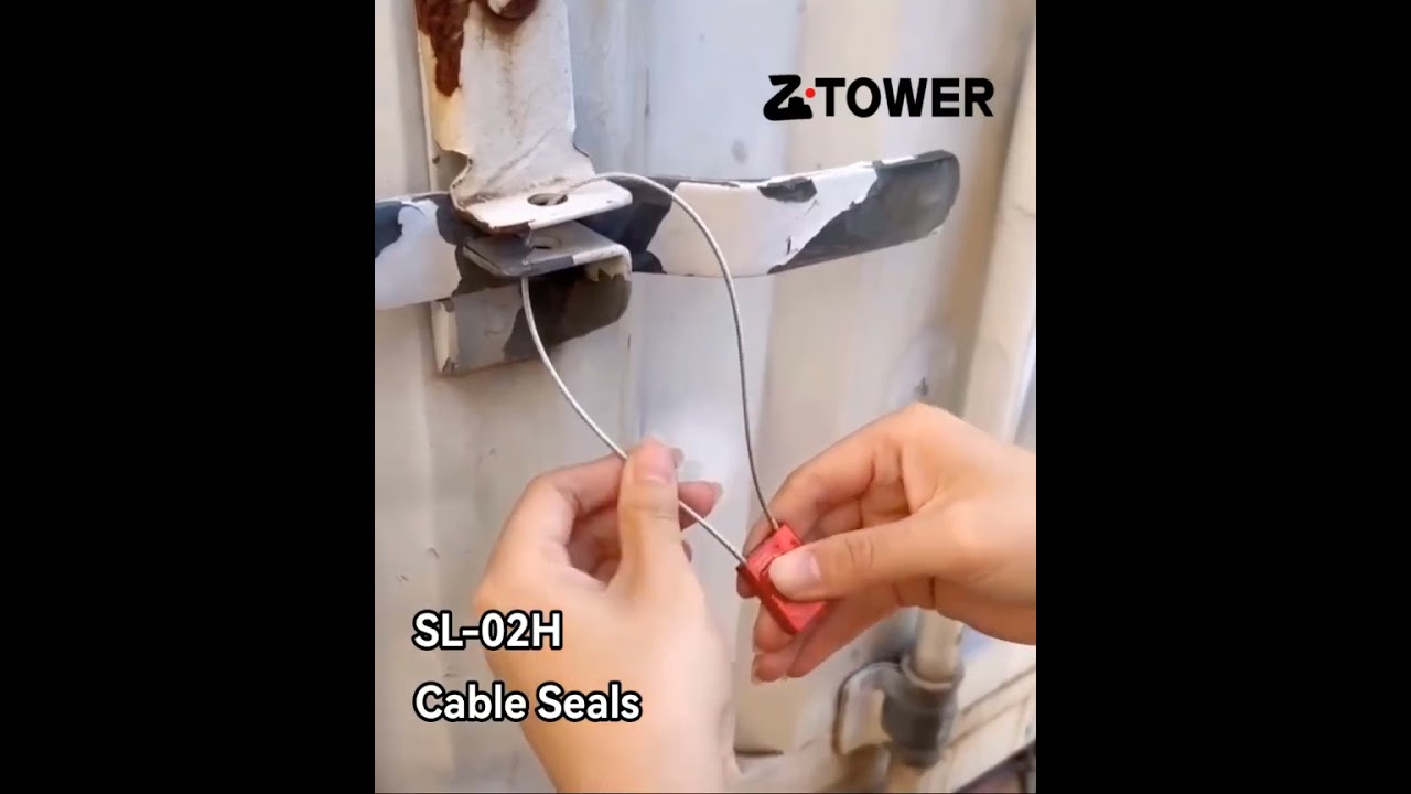 Safety Cable Seals Steel Wire Tamper Proof Lock