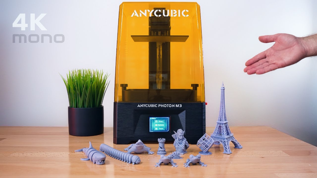 Anycubic Photon M3 — 3D-принтер на основе смолы — распаковка и настройка