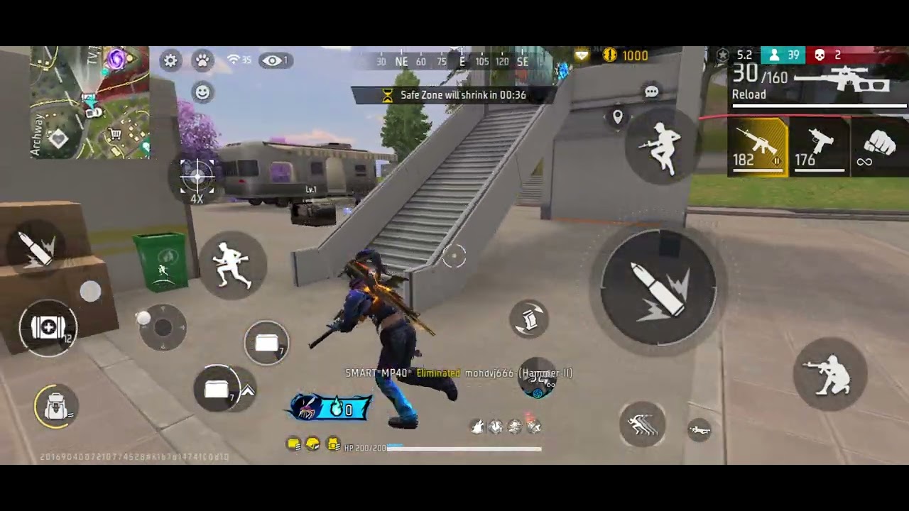Br ranked Free fire gameplay #259 #freefire 
