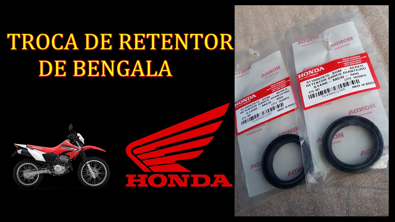 Troca de retentor de bengala XR 250 TORNADO