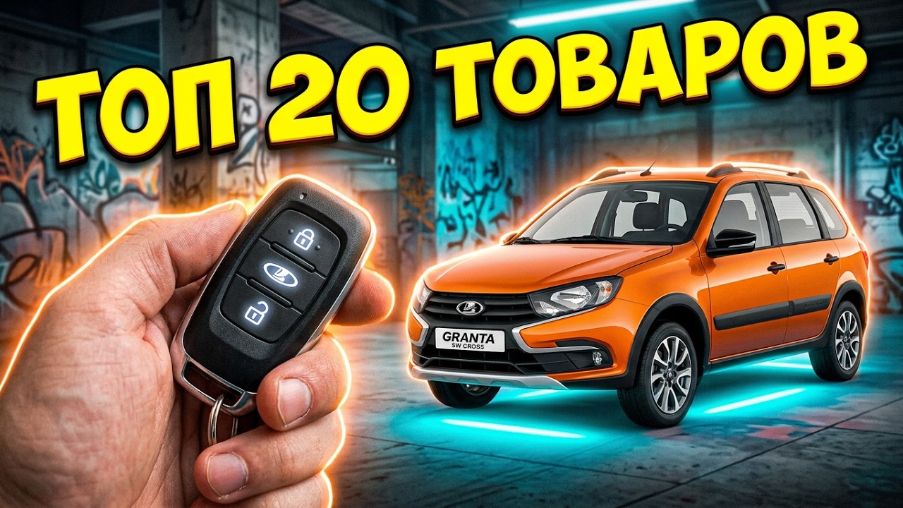 🛠 20 КРУТЫХ ТОВАРОВ ДЛЯ ЛАДА ГРАНТА 🚗 ИЗ КИТАЯ С АЛИЭКСПРЕСС