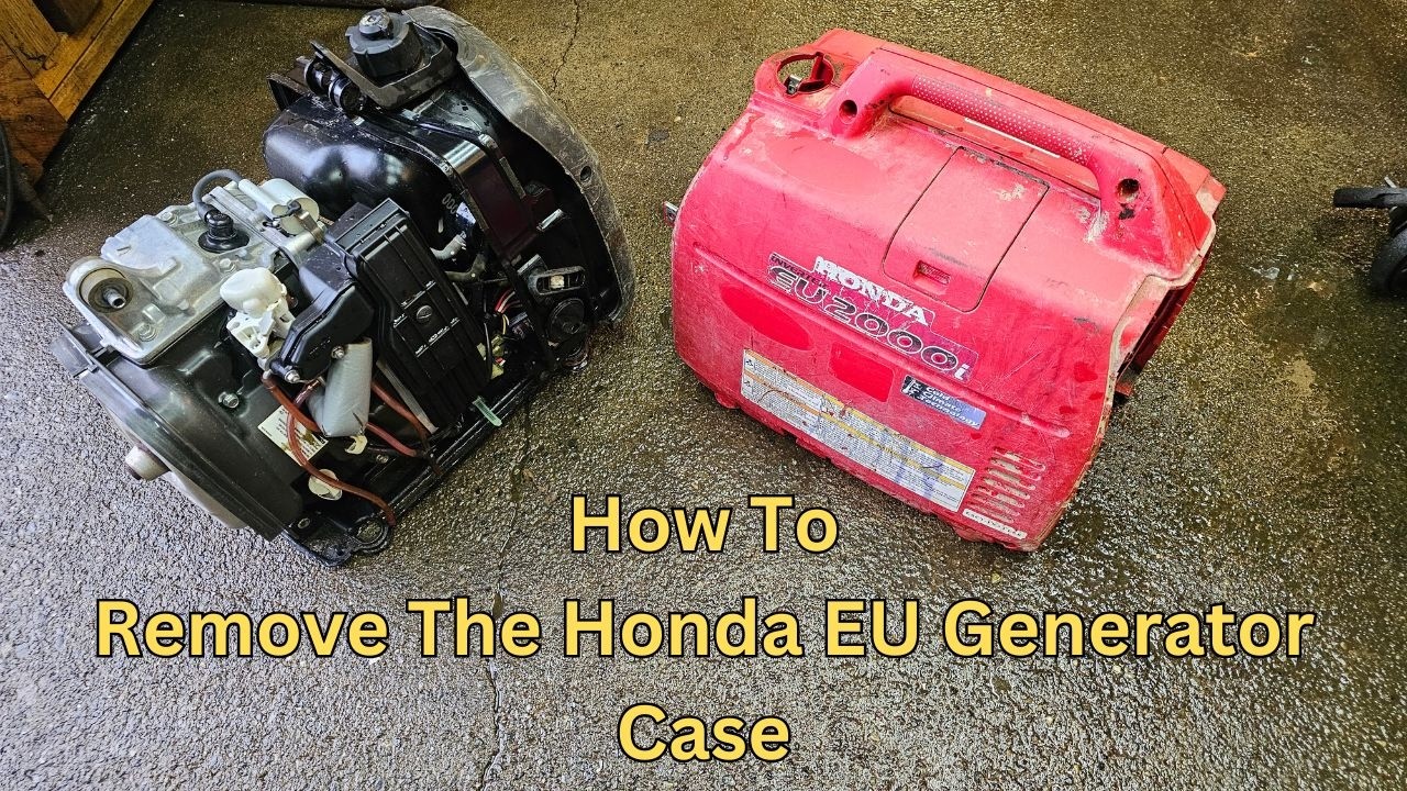 How To Remove The Case Cover On The Honda EU2000i / EU2200i Suitcase Style Generator