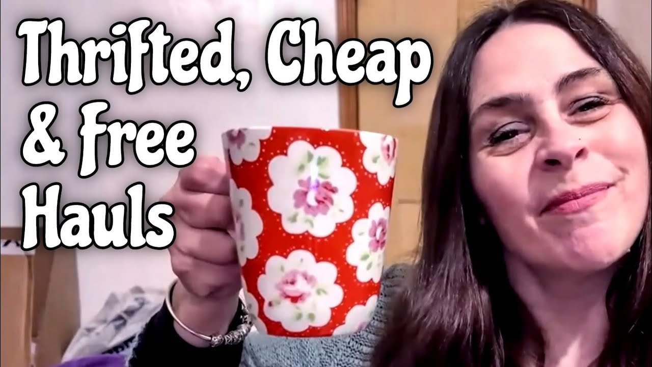 Cheap & Free Stuff Haul | Charity Shopping | Thrift Thrifting | Olio | Street Finds | Frugal Living