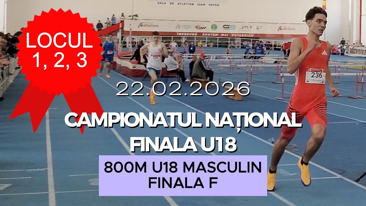 800m U18 Masculin, Finala F | Finala U18, Campionatul National de Atletism 2026