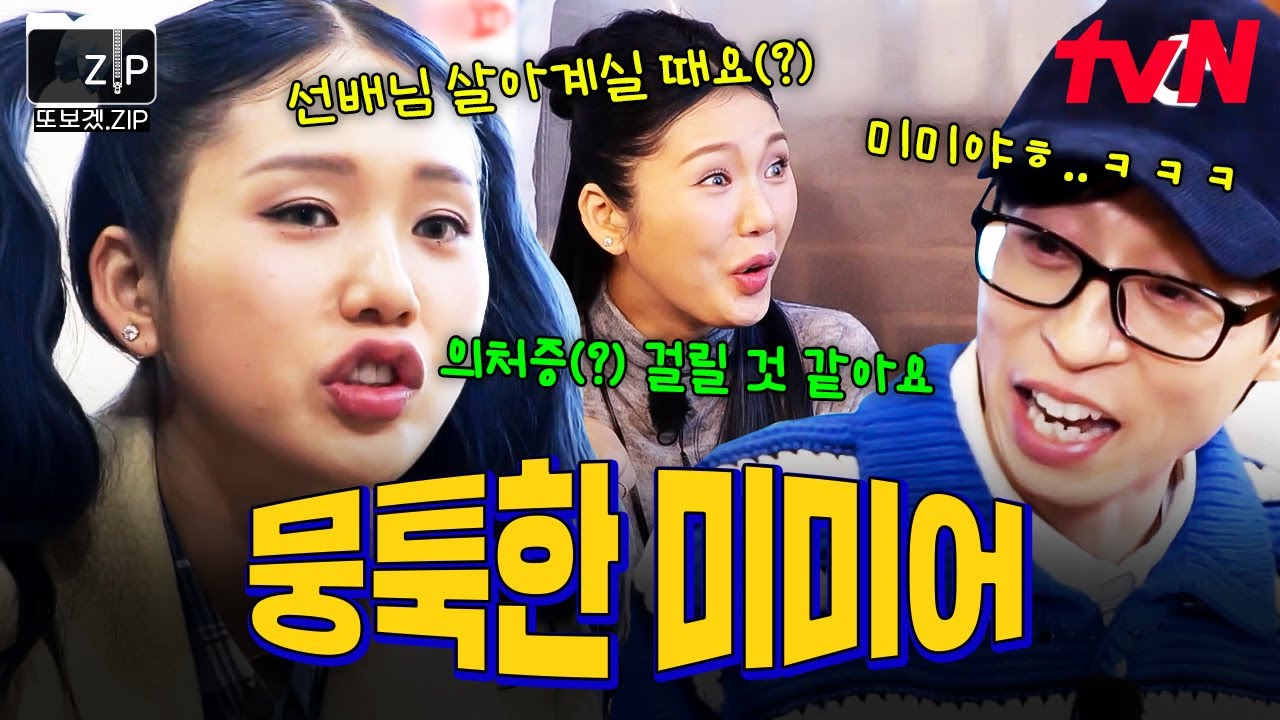 [#또보겠집] 무슨 말이지 이게? 유재석 통역 필수인 예능 대세 미미의 뭉툭한 미미어 모음.zip