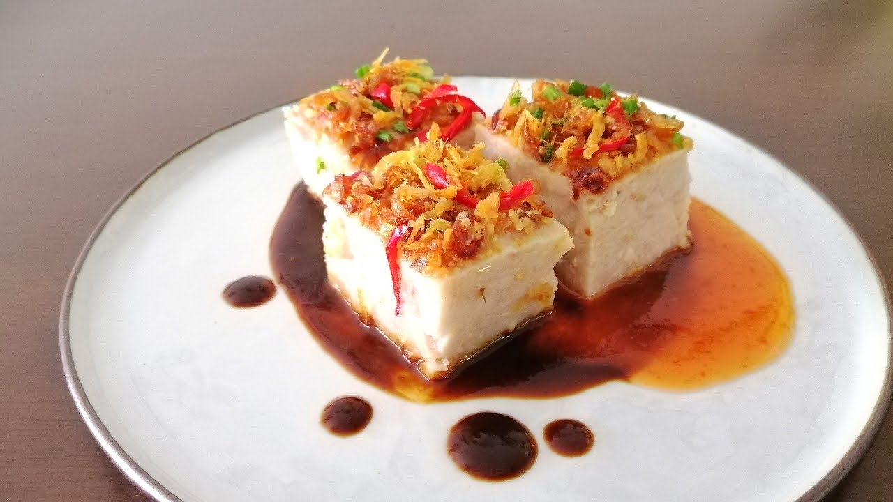 #Homemade #Chinese #Steamed #Yam (#Taro) #Cake 香郁 #芋头 #糕