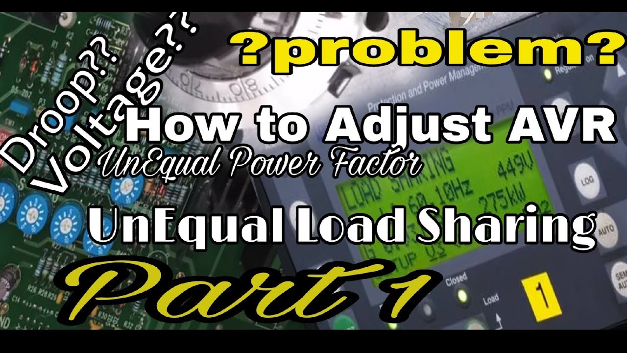 Paano mag adjust ng AVR Generator 》Hyundai 6GA2 491-1A  | How to Adjust Droop,Voltage, p.f | Part 1